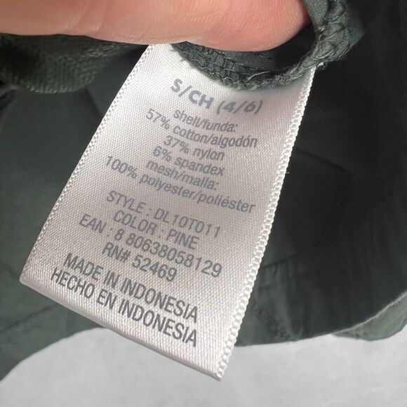 Danskin Now Green Full Zip‎ Long Sleeve Athletic Track Jacket Size SM(4/6) - Picture 7 of 8